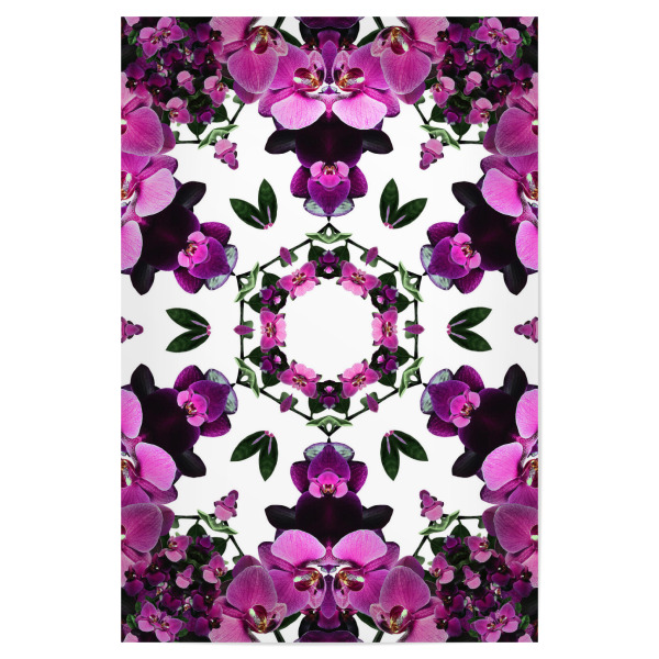 Poster 30x20 cm "Sommer-Kaleidoskop" artboxONE - Natur,Floral,Geometrie,Fashion
