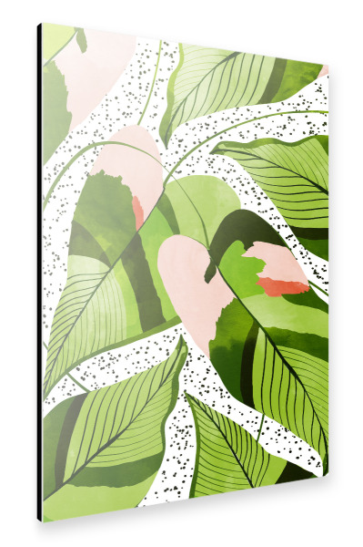 Alu-Dibond "Blushing Leaves" 30x20 cm artboxONE