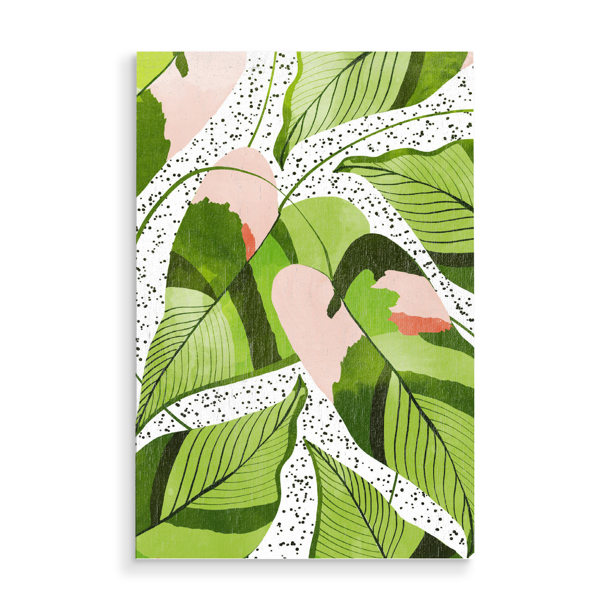 Holzbild "Blushing Leaves" artboxONE - Natur