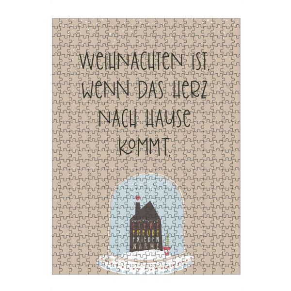 artboxONE Puzzle "Weihnachten ist" artboxONE - Typografie,Liebe,Weihnachten,Für Mama
