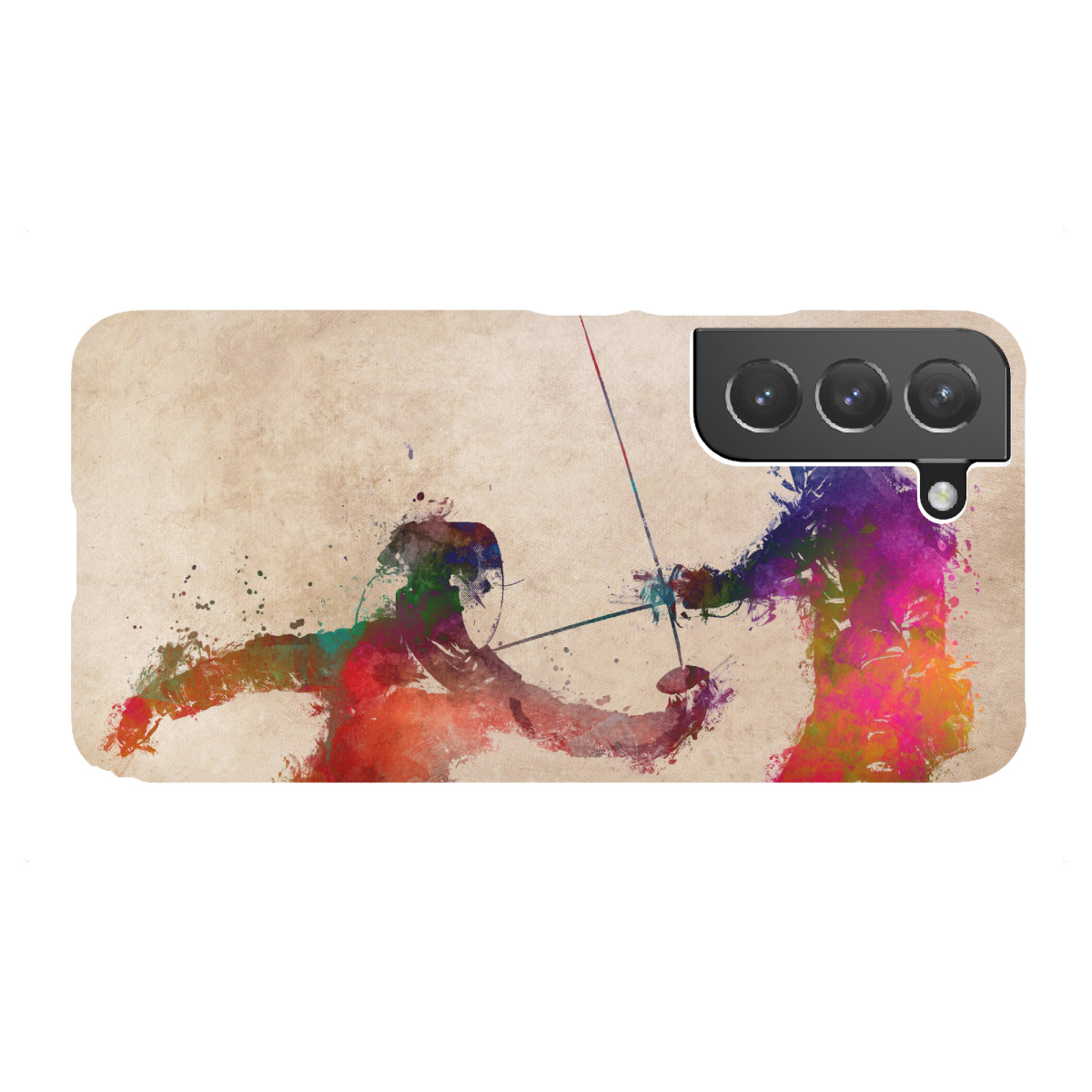 "Fencing sport art"für Samsung Galaxy - Premium-Case Handyhülle artboxONE