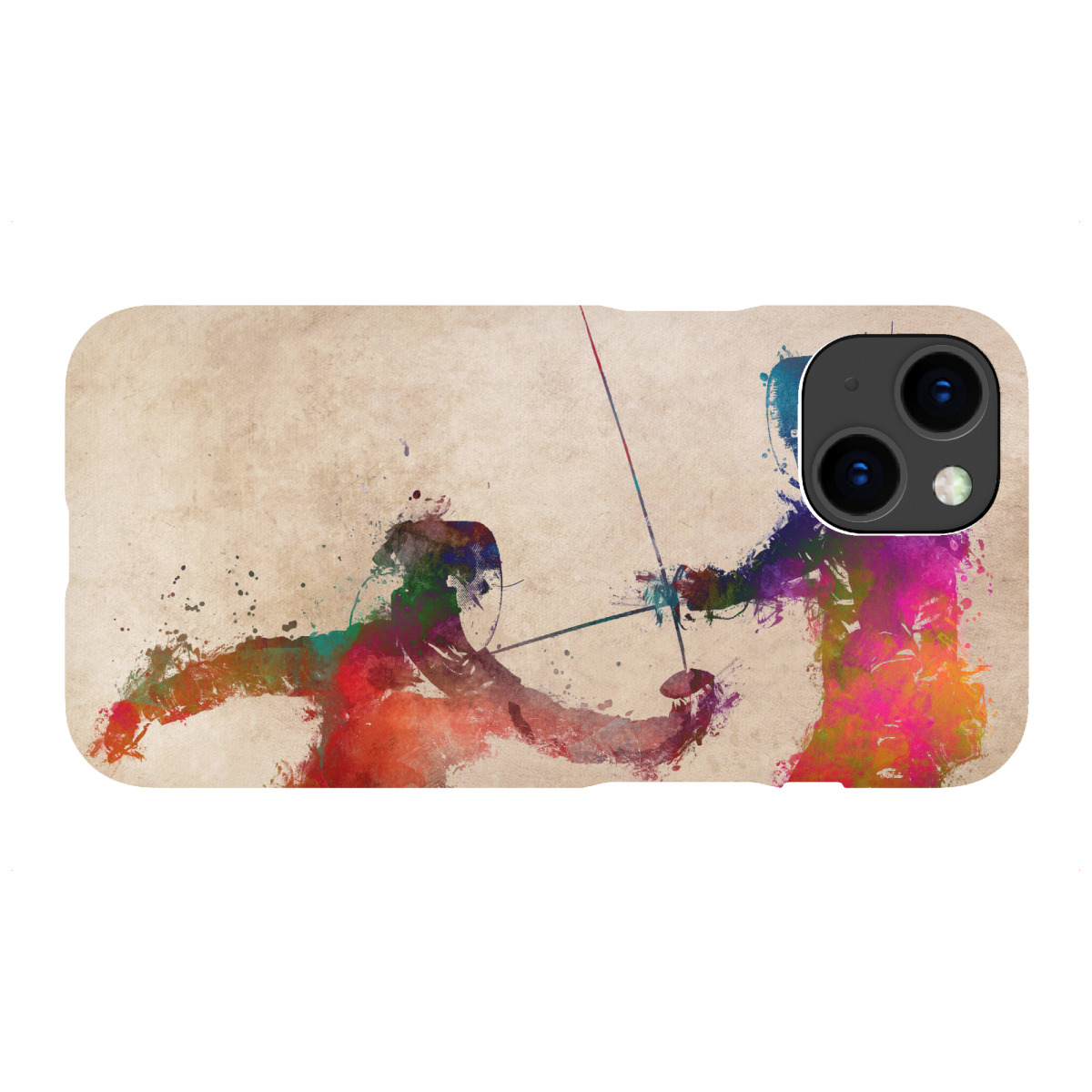 iPhone "Fencing sport art" Premium-Case Handyhülle artboxONE