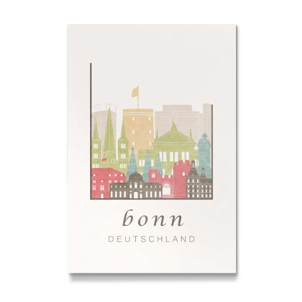 Galerie-Print "Bonn skyline pastel" 30x20 cm artboxONE
