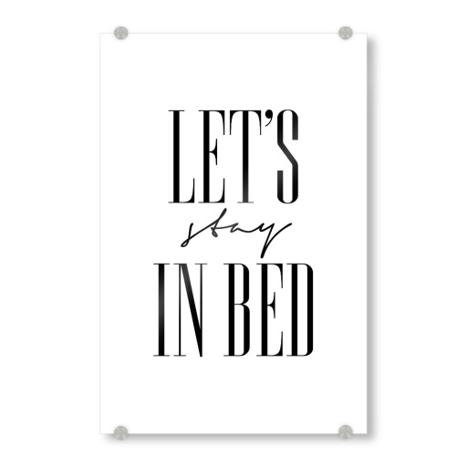 Let's Stay in Bed