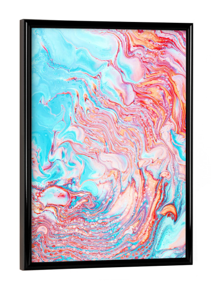 Poster mit schwarzem Rahmen "Abberation" artboxONE - Abstrakt