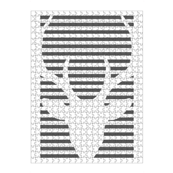 Puzzle Ravensburger "Deer Lines" artboxONE - Natur,Tiere,Abstrakt,Geometrie