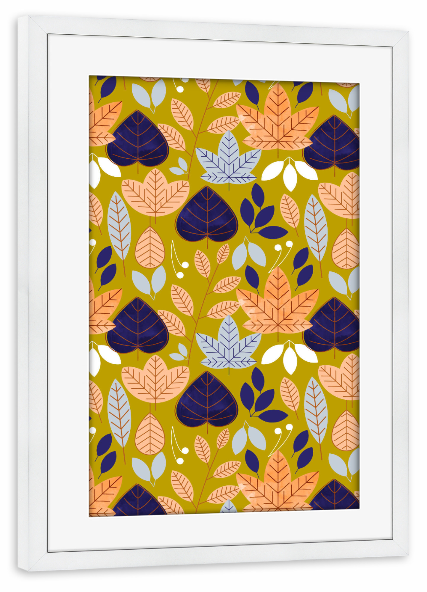 Poster mit Rahmen weiß "Jolene" artboxONE - Floral