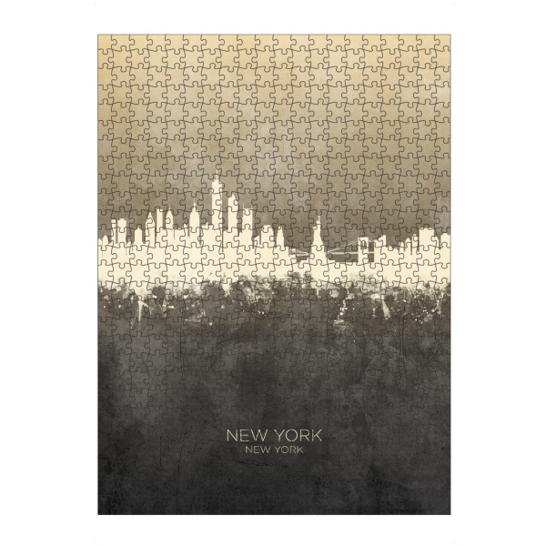 Puzzle Ravensburger "New York Skyline Taupe" artboxONE - Städte,Städte / New York
