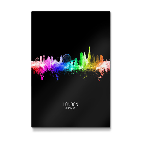 Galerie-Print "London Skyline Colour Black" 30x20 cm artboxONE