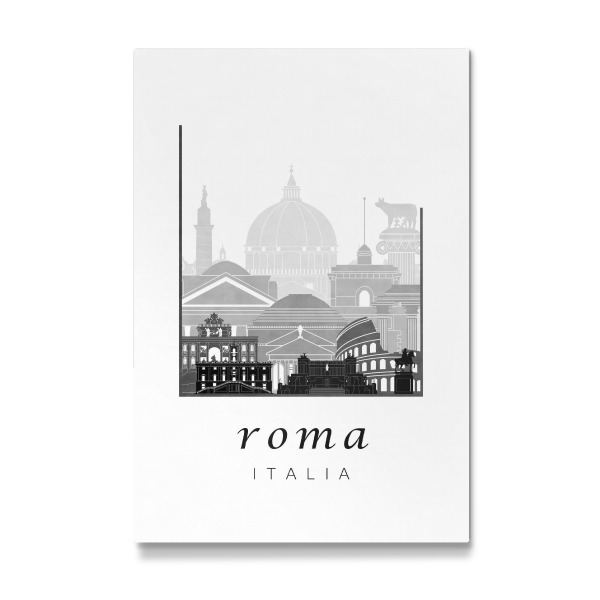 Galerie-Print "Rome skyline black & white" 30x20 cm artboxONE