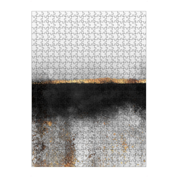 Puzzle Ravensburger "Soot And Gold" artboxONE - Abstrakt - Abstract,Minimal,Modern,Watercolor,Paint,Abstrakt,Marble,Marmor - Bild abstract