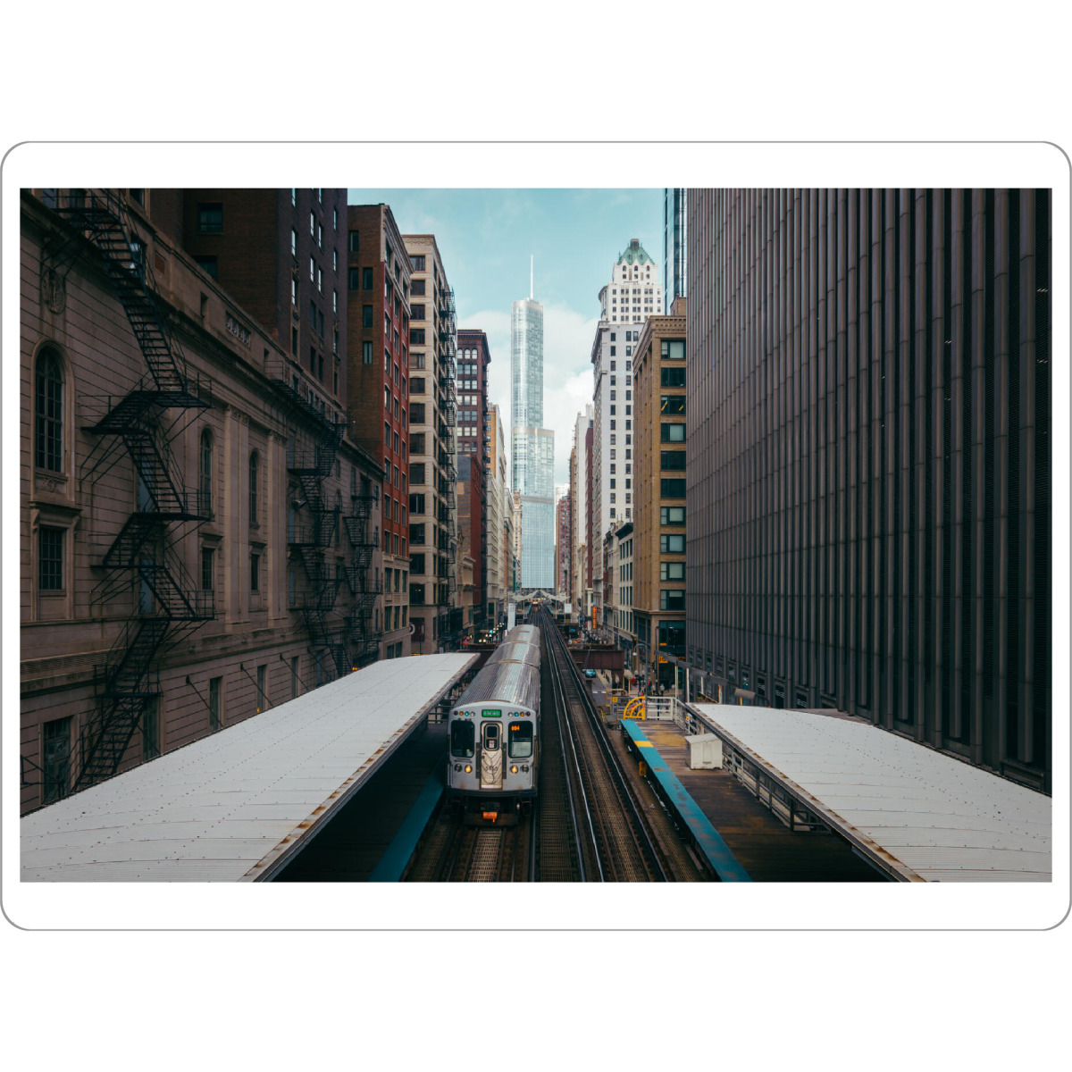 Tischset "CHICAGO HIGHTS" artboxONE - Städte,Architektur,Städte / Chicago