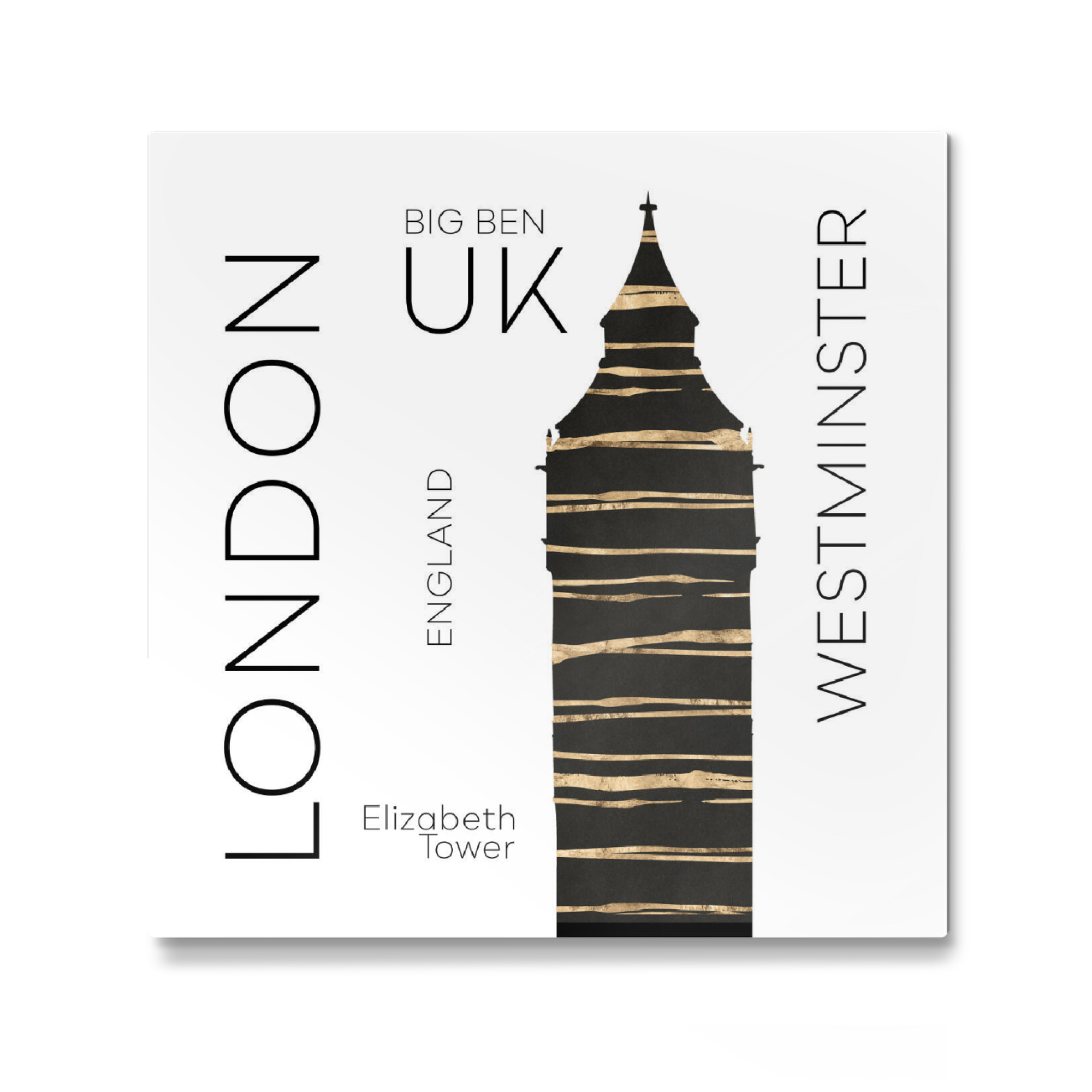 Galerie-Print "Urban Art LONDON Big Ben" 30x30 cm artboxONE