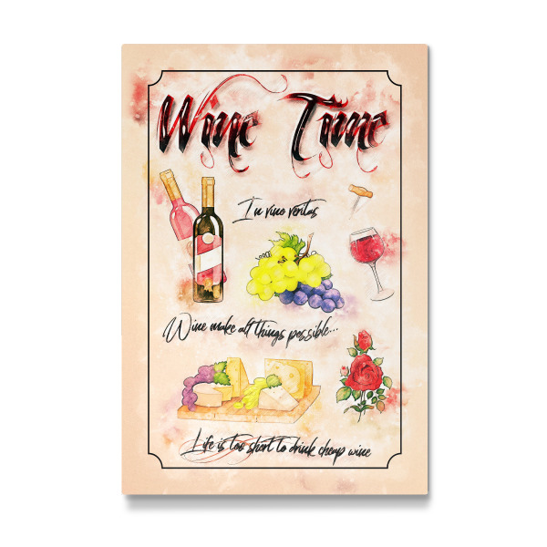 Galerie-Print "Zeit für Wein" 30x20 cm artboxONE