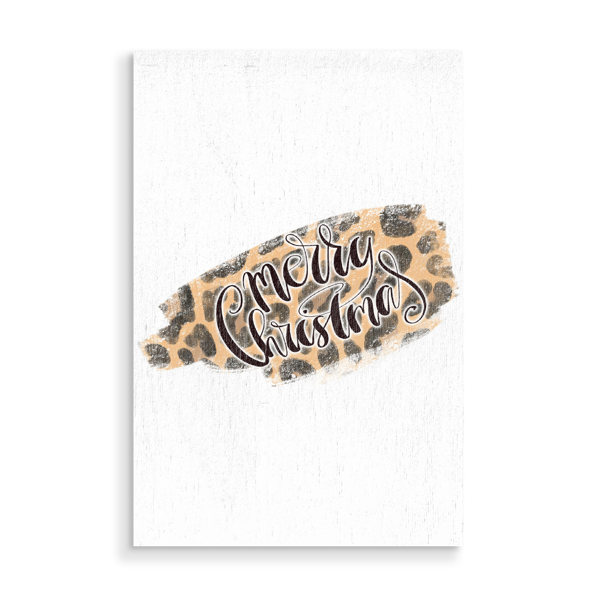 Holzbild "Merry Wild" artboxONE - Schwarzweiß,Fashion,Weihnachten,Festivals
