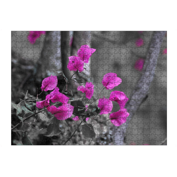 artboxONE Puzzle "Bougainvillea Blüten CK" artboxONE - Natur,Floral,Abstrakt,Schwarzweiß,Für Mama