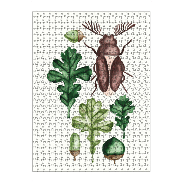 artboxONE Puzzle "Green botanic love" artboxONE - Natur