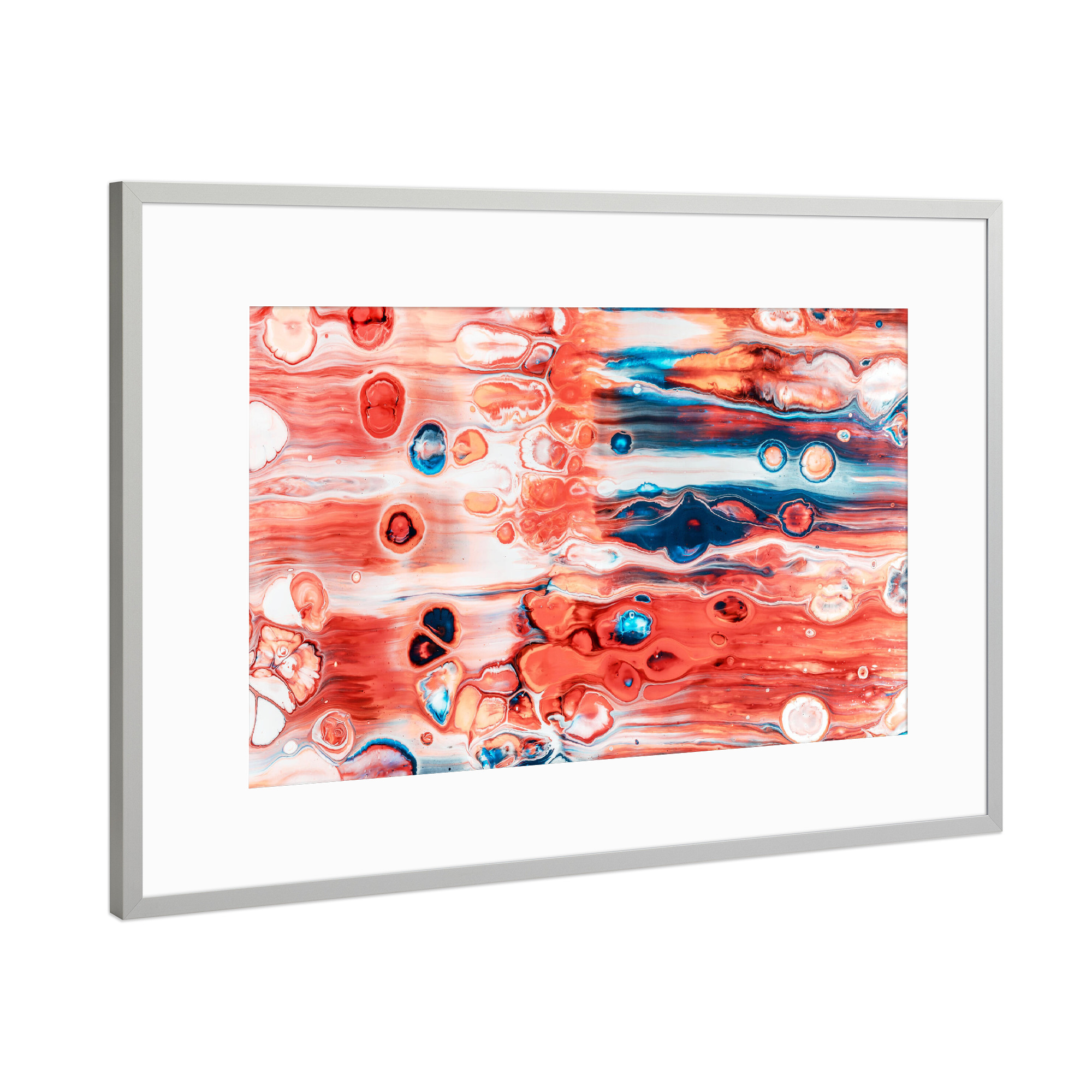 Poster mit Rahmen Silber "One of a Kind" artboxONE - Abstrakt