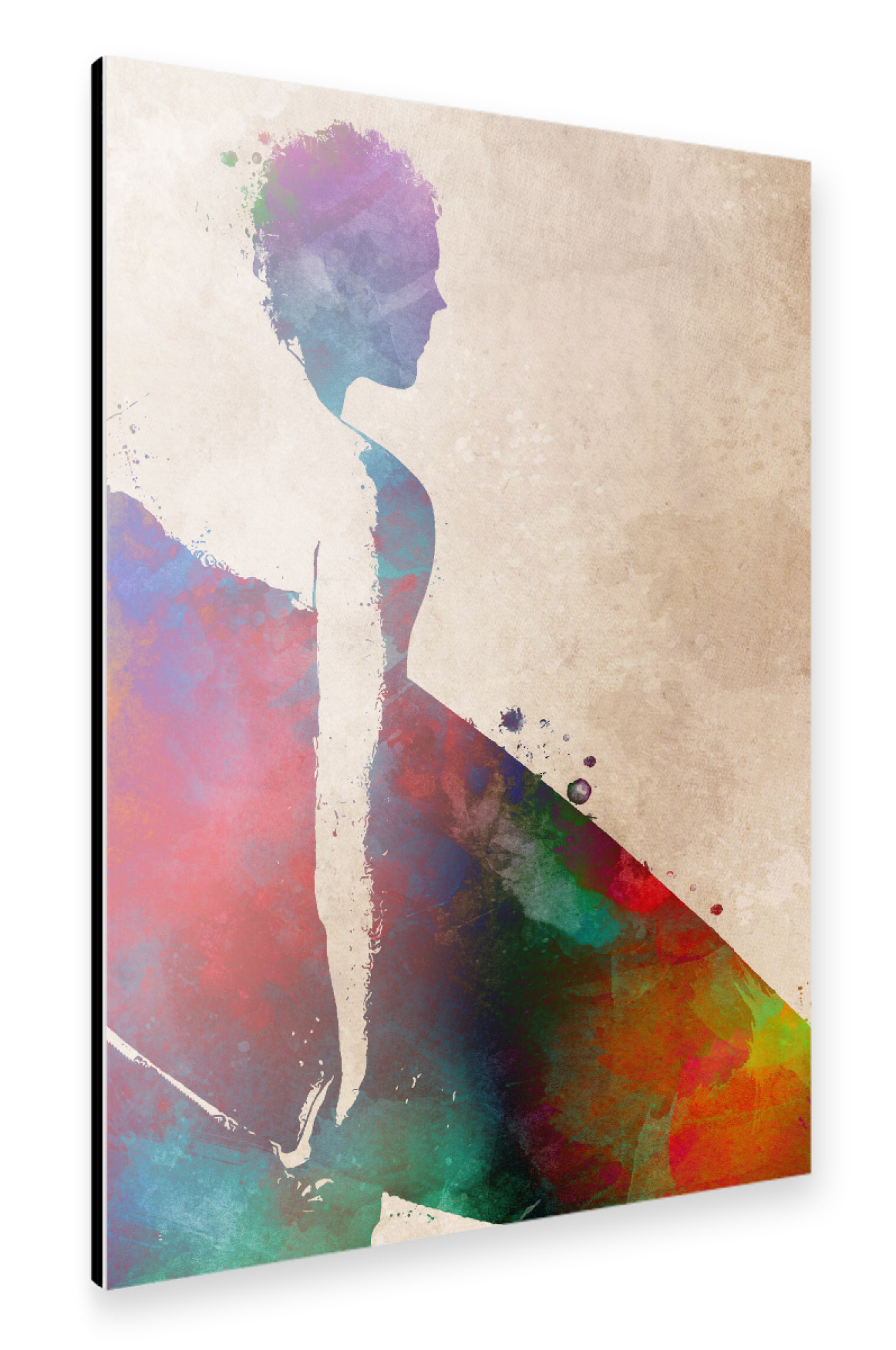 Alu-Dibond "Surfer sport art" 30x20 cm artboxONE