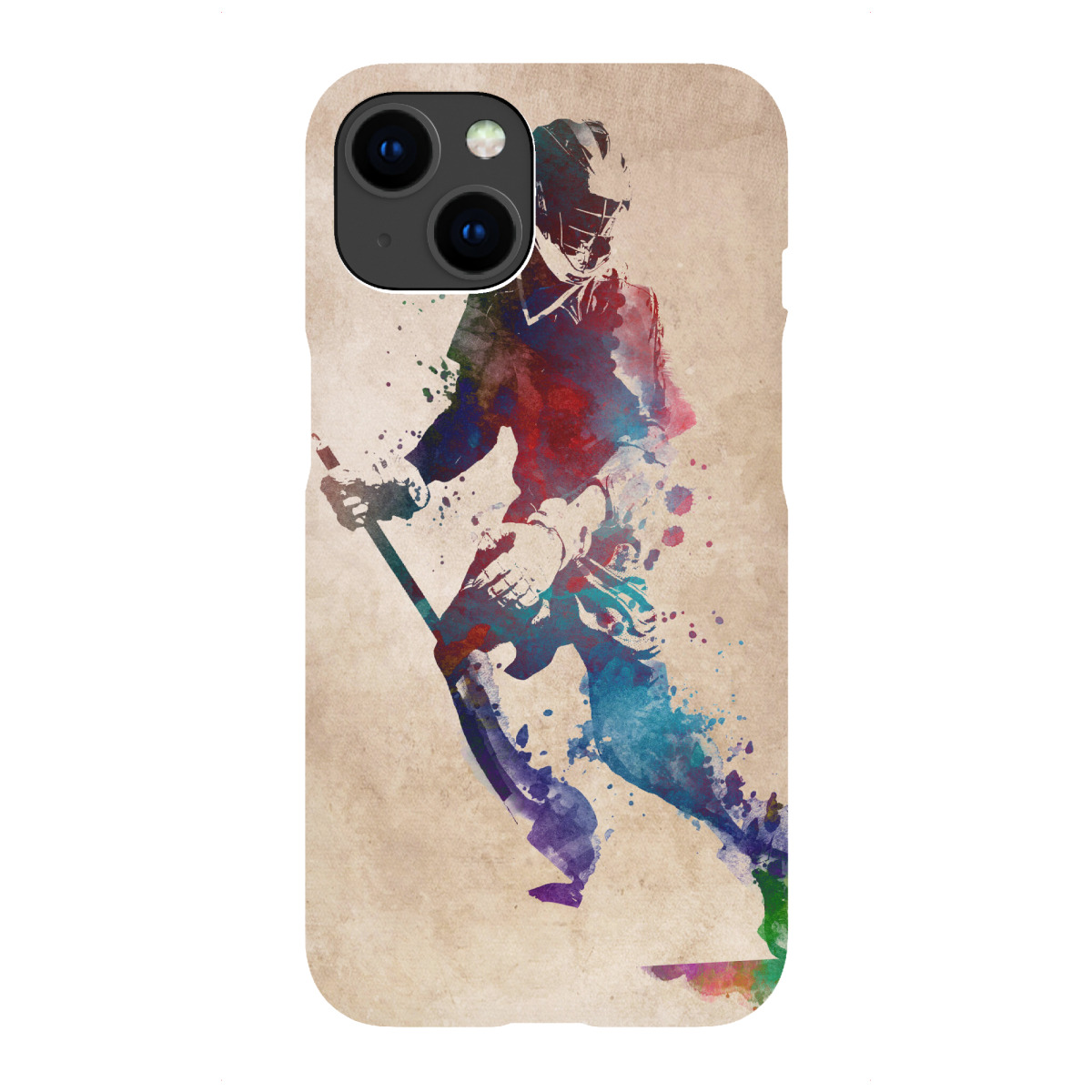 "Lacrosse art"für iPhone - Premium-Case Handyhülle artboxONE