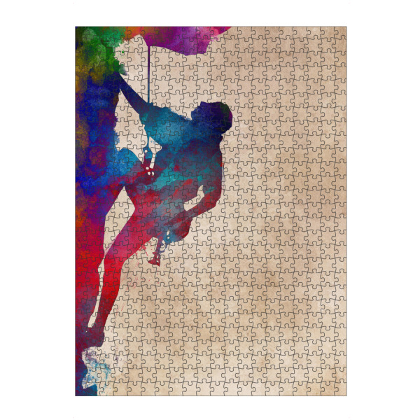 artboxONE Puzzle "Mountaineer sport art" artboxONE - Sport,Sport / Sommerspiele