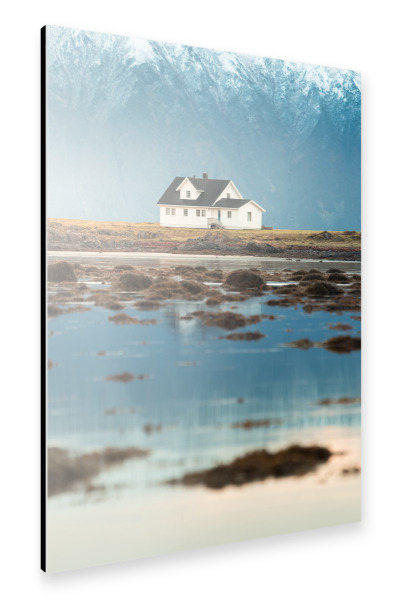 Alu-Dibond "The House" 30x20 cm artboxONE