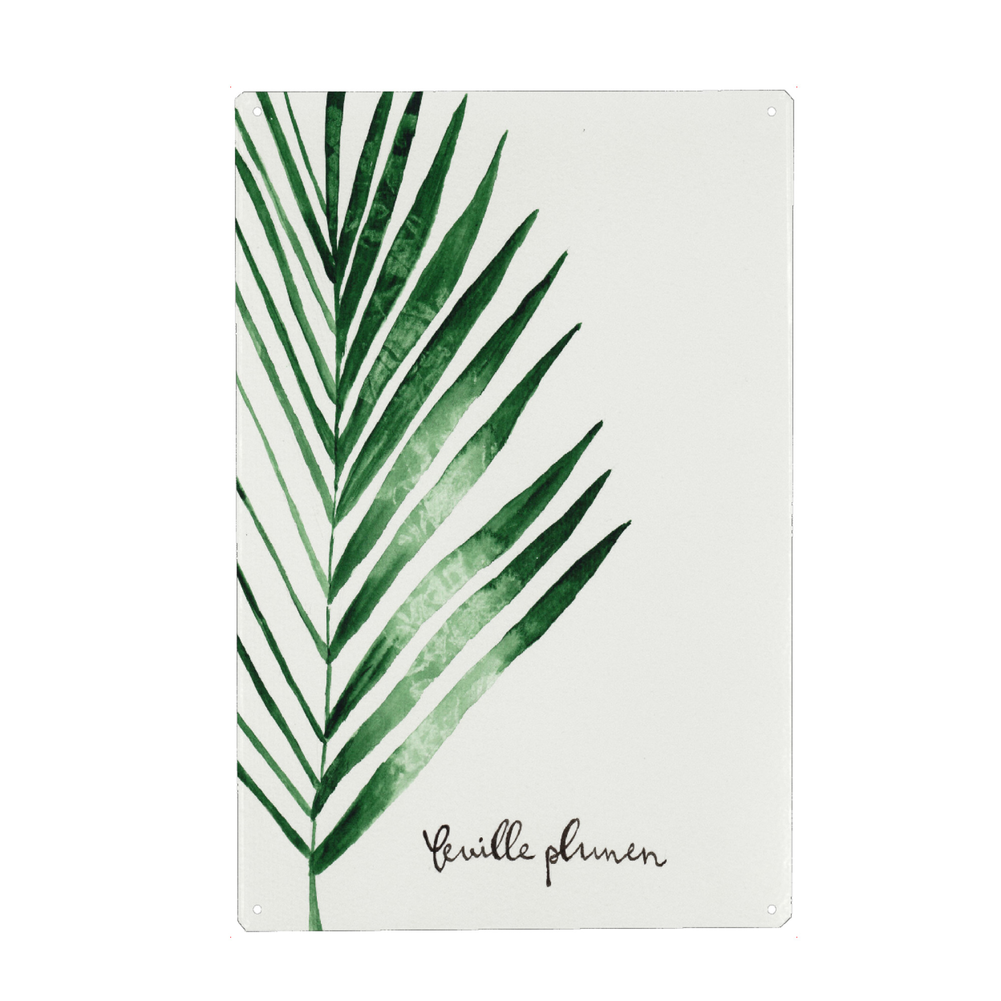 Holzbild "Feuille de palmier - Palmwedel" artboxONE - Natur,Floral
