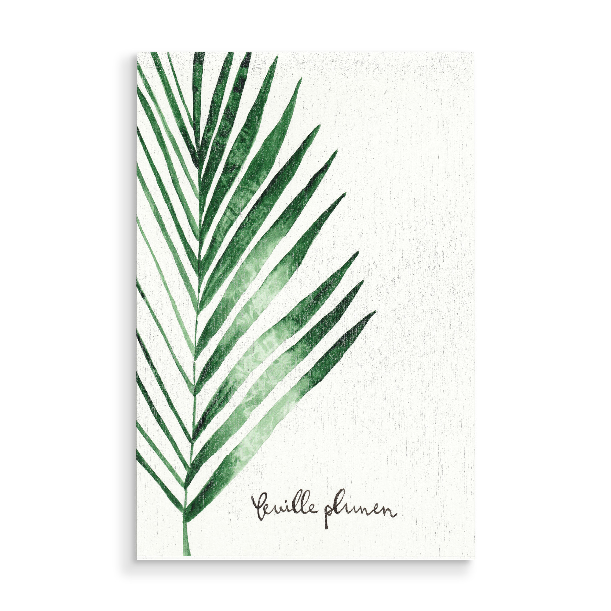 Holzbild "Feuille de palmier - Palmwedel" artboxONE - Natur,Floral