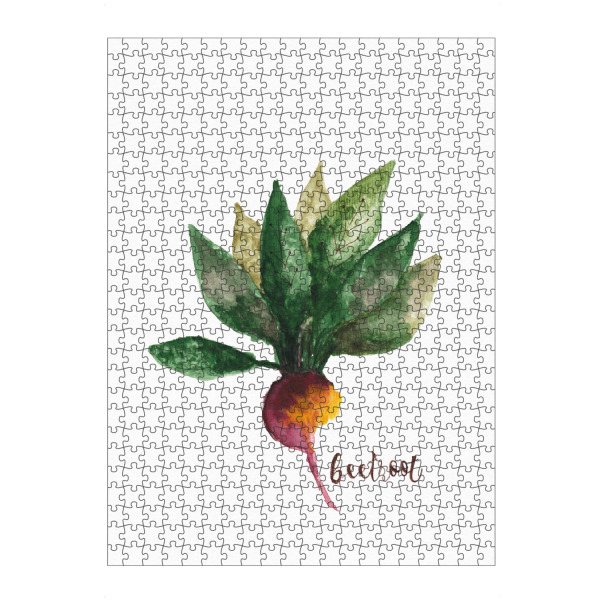 artboxONE Puzzle "My little beetroot" artboxONE - Typografie,Natur