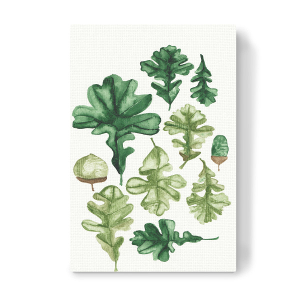 Leinwandbild "All green leaves" artboxONE - Natur,Floral