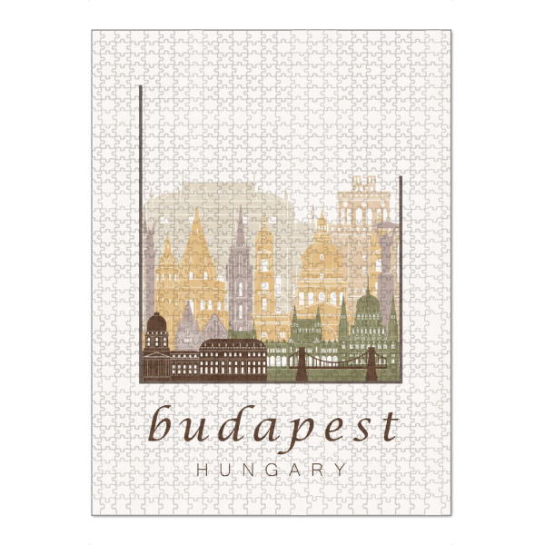 Puzzle Ravensburger "Budapest skyline rustic" artboxONE - Städte,Architektur,Städte / Budapest