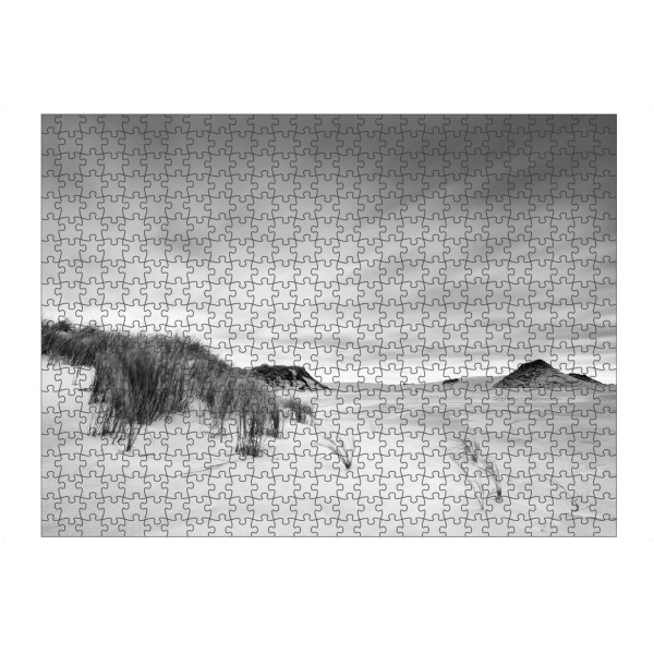 Puzzle Ravensburger "Sanddünen im Sturm" artboxONE - Natur,Reise,Schwarzweiß