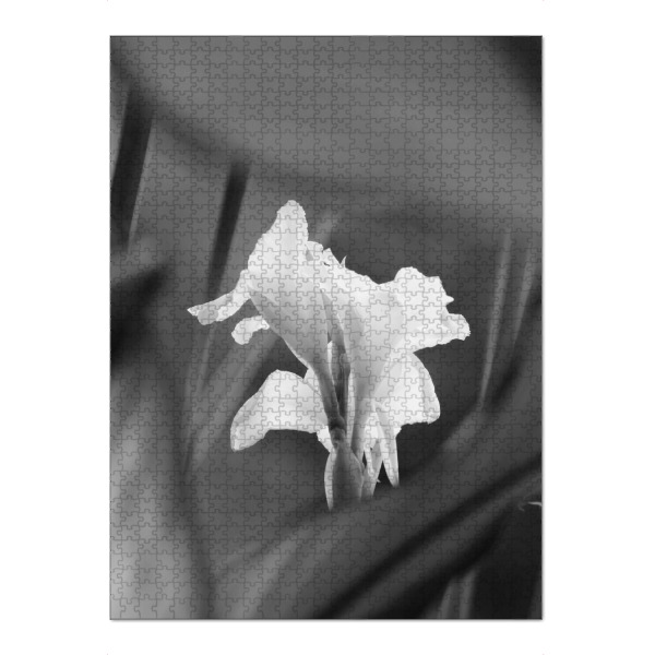 Puzzle Ravensburger "Lilie schwarzweiss" artboxONE - Natur,Floral,Schwarzweiß,Reise / Afrika