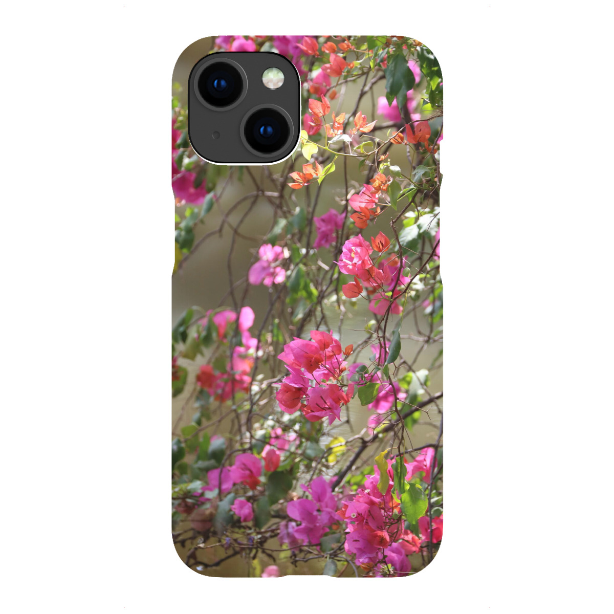 "Bougainvillea am Wasser"für iPhone - Premium-Case Handyhülle artboxONE