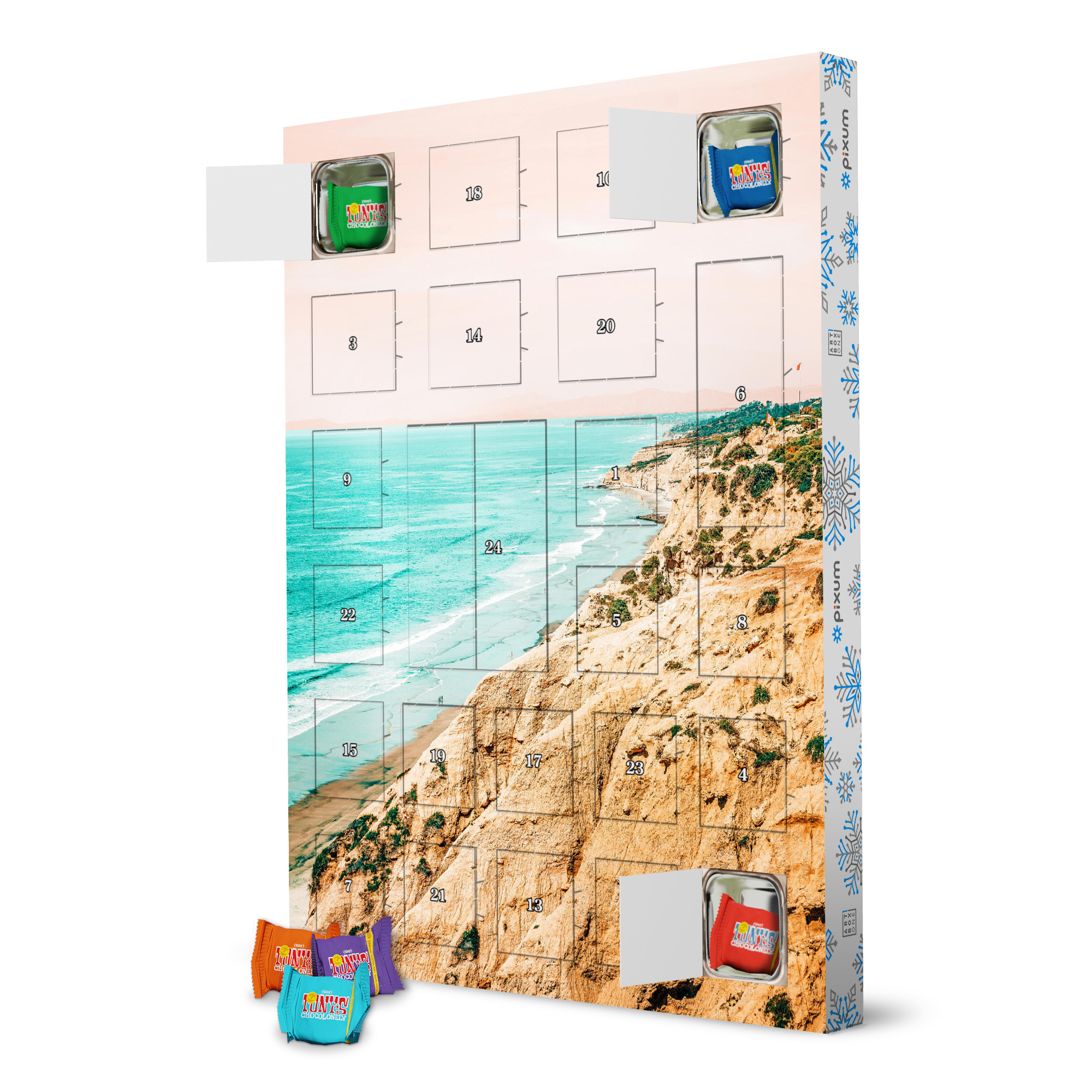 Adventskalender mit Tony's Chocolonely Eden Nature artboxONE Adventskalender Natur