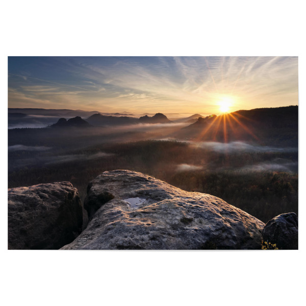 Poster 30x20 cm "Kuss der Sonne" artboxONE - Städte,Natur,Reise,Städte / Dresden