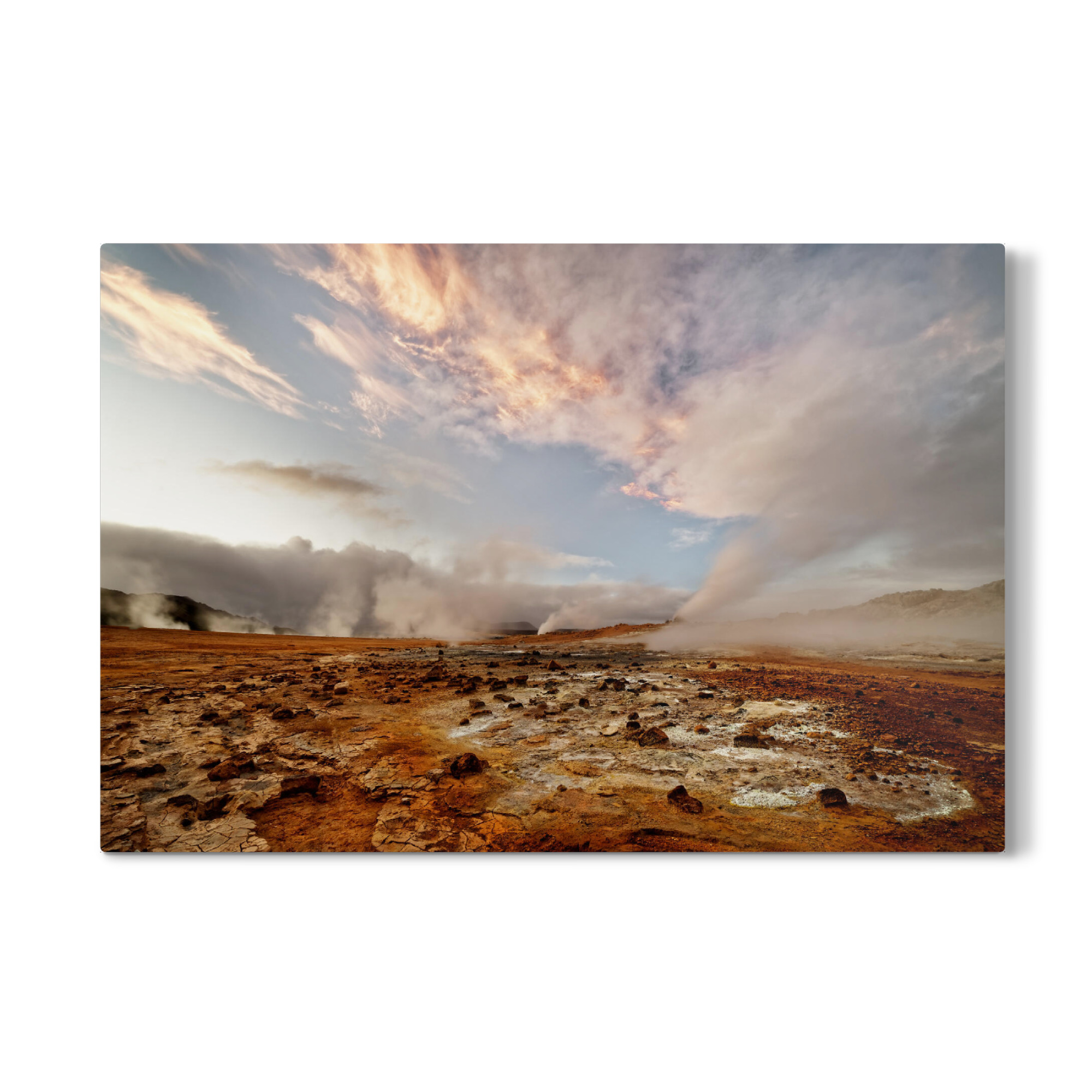Galerie-Print "Geothermalgebiet mit Dampfaustritt" 30x20 cm artboxONE