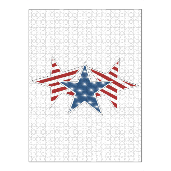 Puzzle Ravensburger "American Stars" artboxONE - Reise,Abstrakt