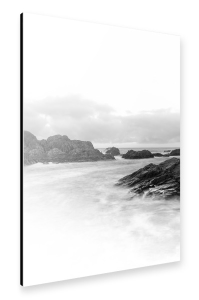 Alu-Dibond "Around the Rocks B&W" 30x20 cm artboxONE