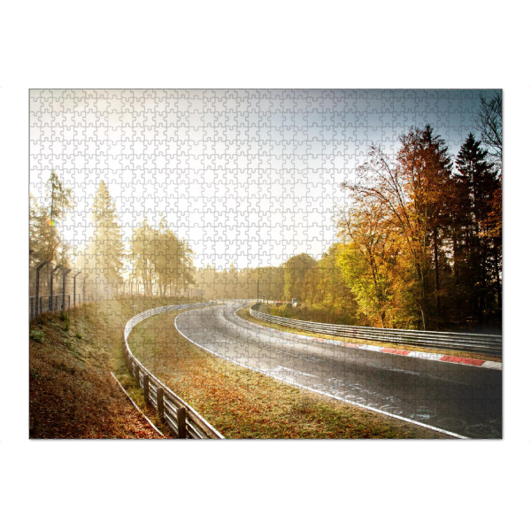 Puzzle Ravensburger "Guten Morgen Rennstrecke" artboxONE - Natur,Sport / Motorsport