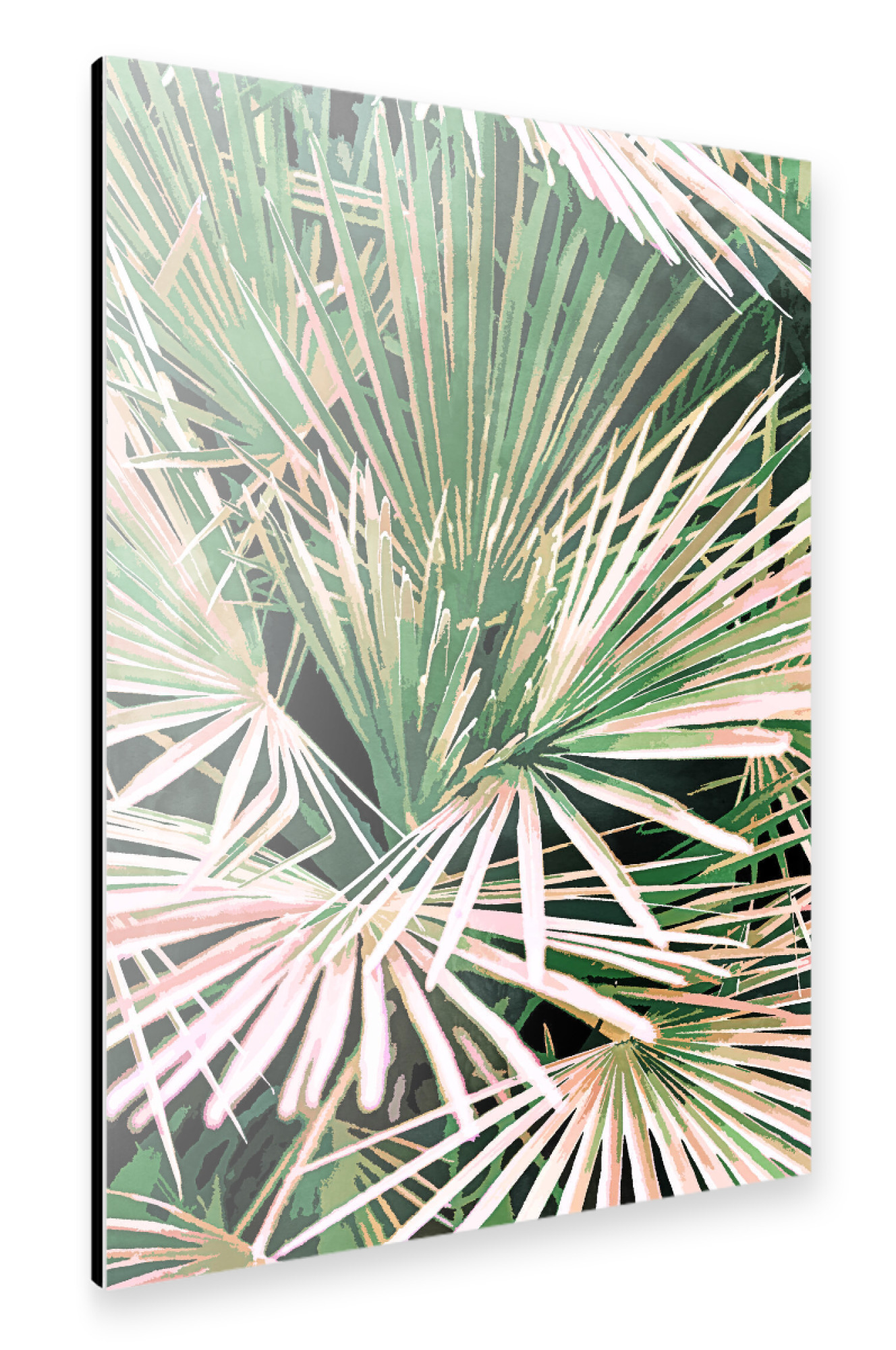 Alu-Dibond "Palms-II" 75x50 cm artboxONE