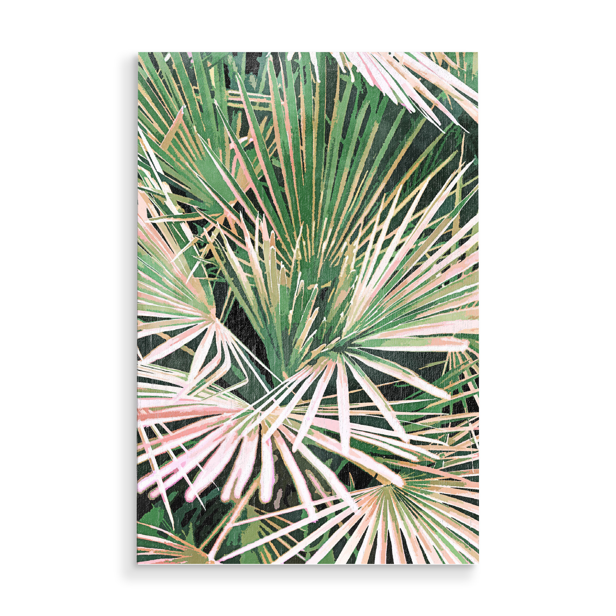 Holzbild "Palms-II" artboxONE - Natur