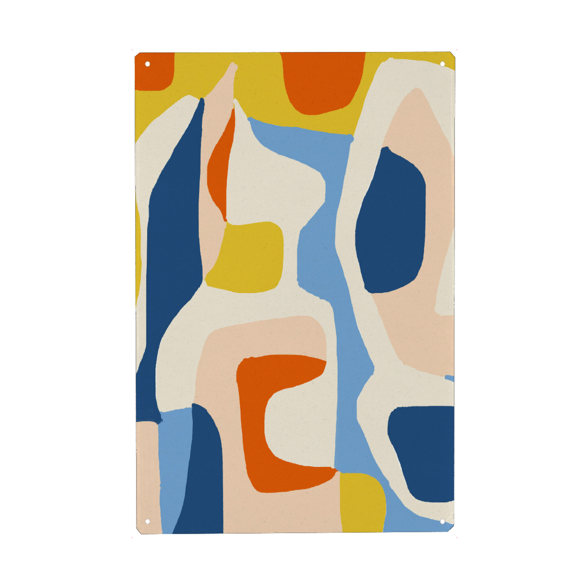 Metall Poster "Me & Mine, Abstract Bohemian" artboxONE - Abstrakt