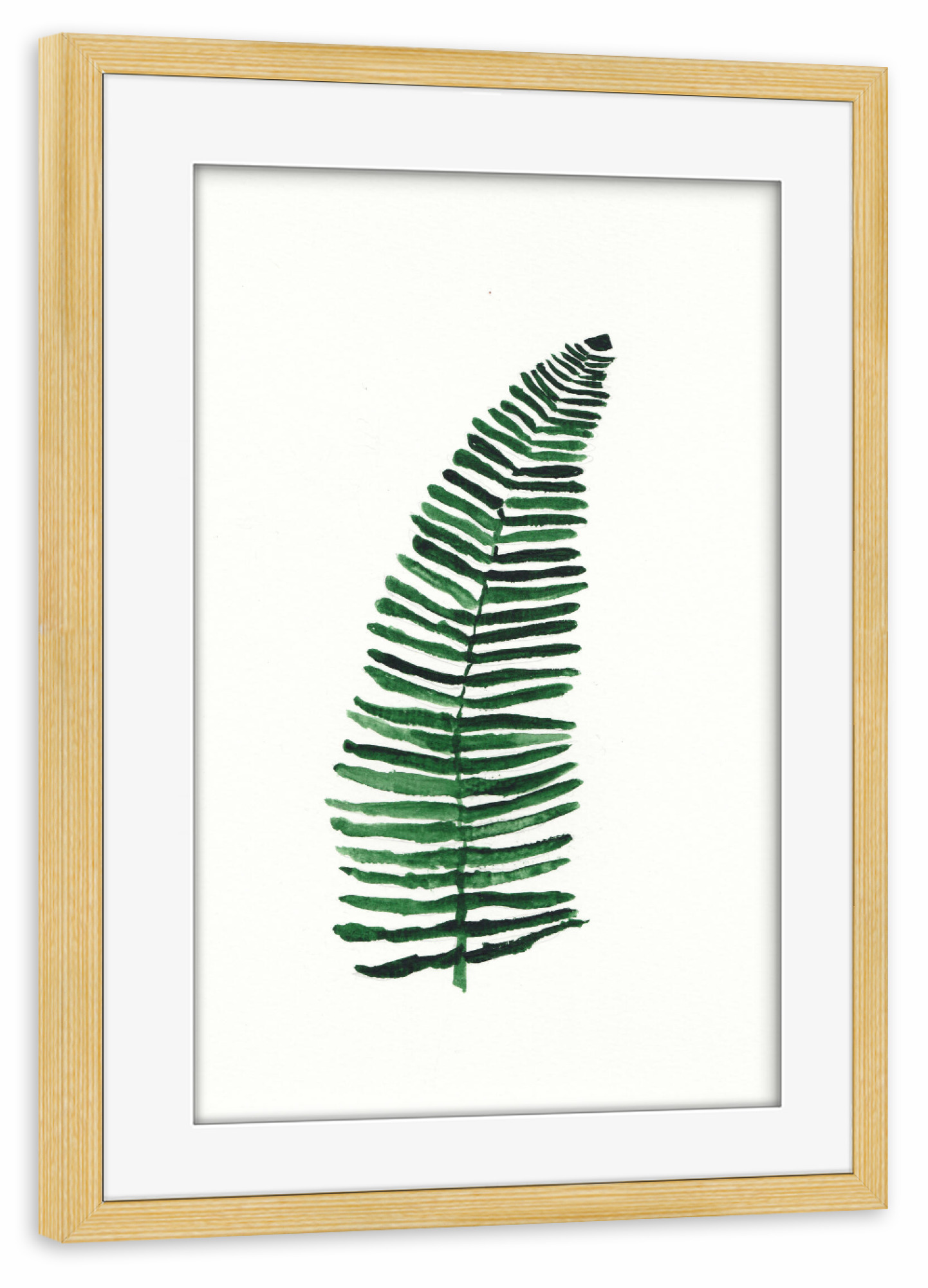 Poster mit Rahmen kiefer "Petits palmiers" artboxONE - Natur