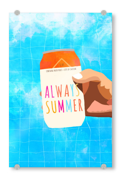 Acrylglasbild "Always Summer" artboxONE - Essen & Trinken