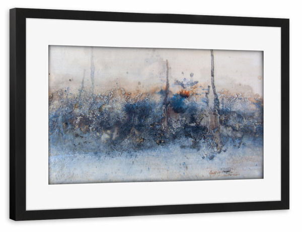 Poster mit Rahmen schwarz "There are places in our souls" artboxONE - Natur,Abstrakt - Minimalist,Calm,Nature,Horizon,Abstract,Abstrakt,Natur