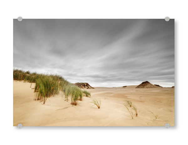 Acrylglasbild "Sturm über Sanddünen" artboxONE - Natur,Reise