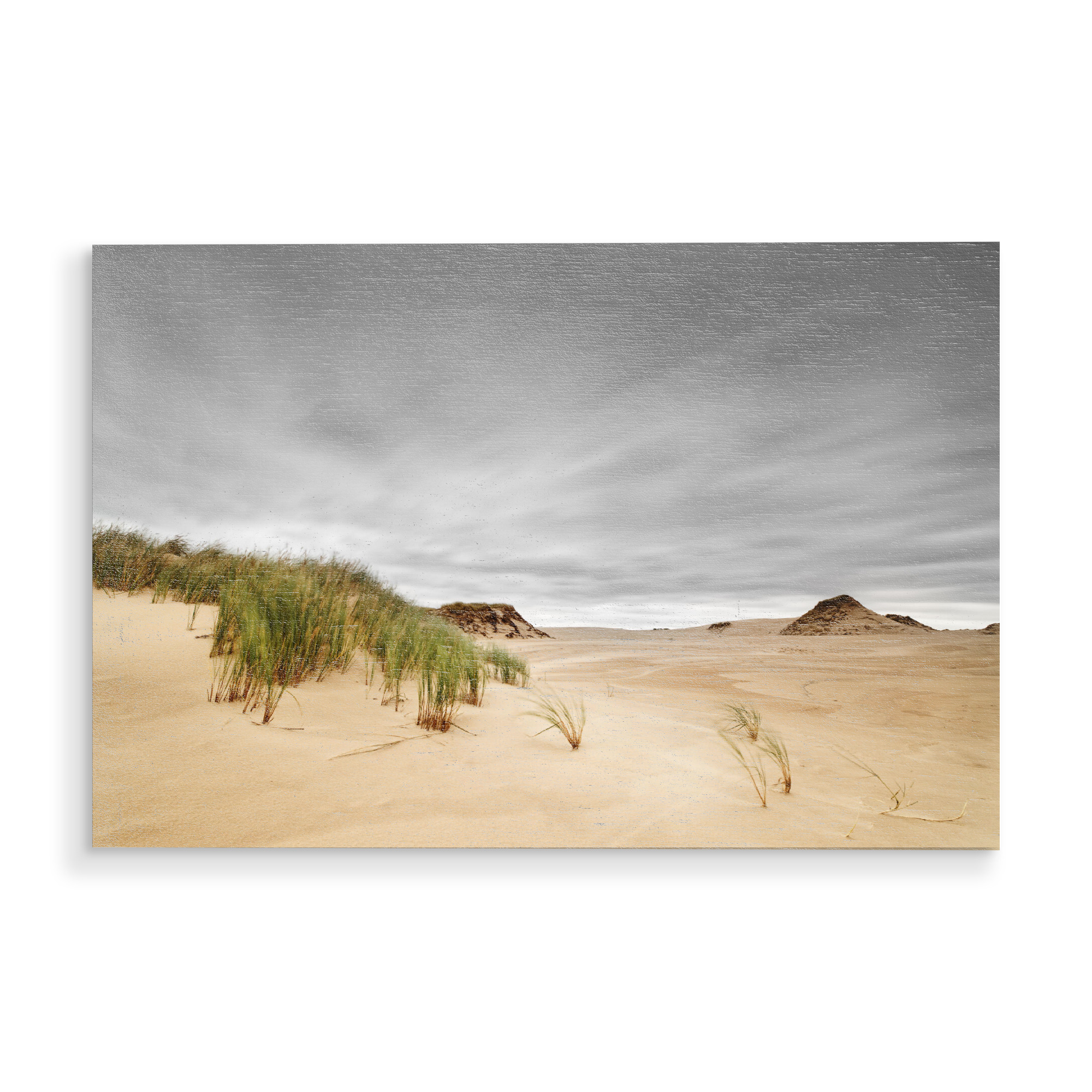 Holzbild "Sturm über Sanddünen" artboxONE - Natur,Reise