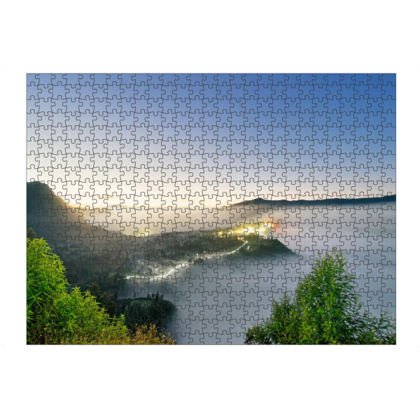 Puzzle Ravensburger "Sonnenaufgang am Mt. Bromo" artboxONE - Natur,Reise,Reise / Asien
