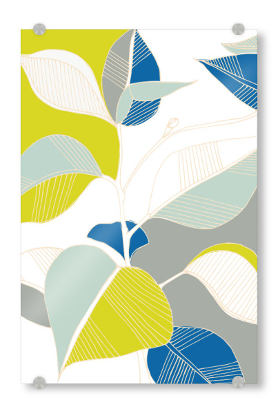 Acrylglasbild "Rubber fig" artboxONE - Natur,Floral,Abstrakt